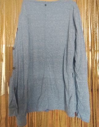Cárdigan doble Khujo azul talla XL
