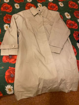 Cappotto trench beige