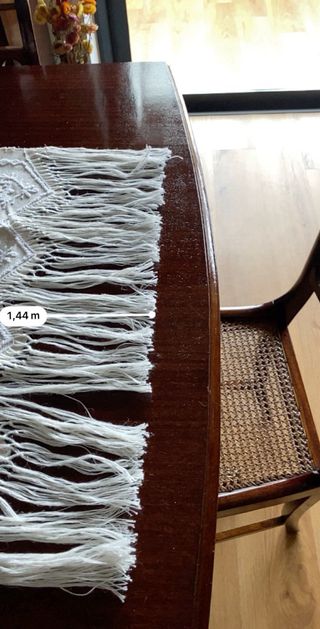 Pano de linho rústico bordado Preço Fixo