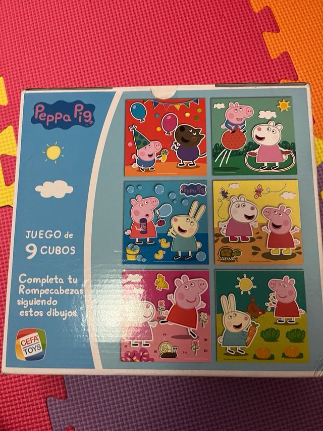 Puzzle Peppa Pig 9 Cubos. NUEVO.