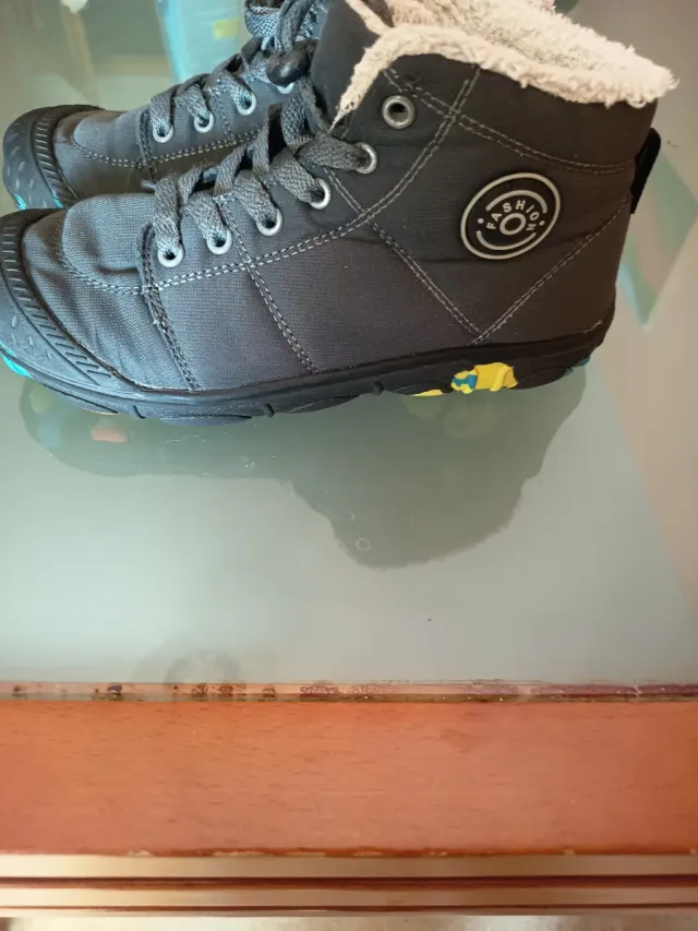 Botas estilo barefoot grises niñ@