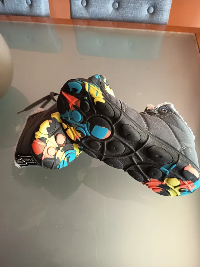 Botas estilo barefoot grises niñ@