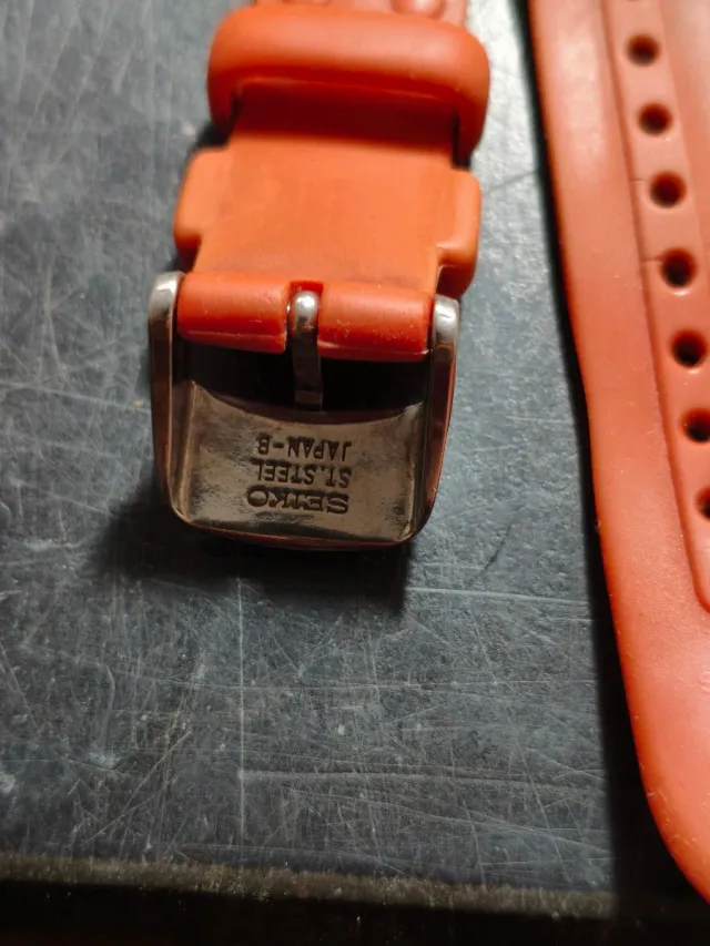 Correa Seiko Kinetic Naranja