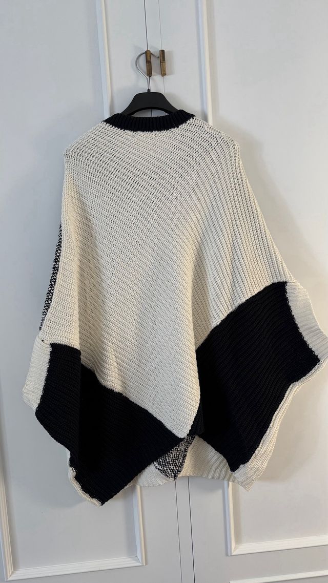 Jersey Parfois Talla Única azul marino y Blanco