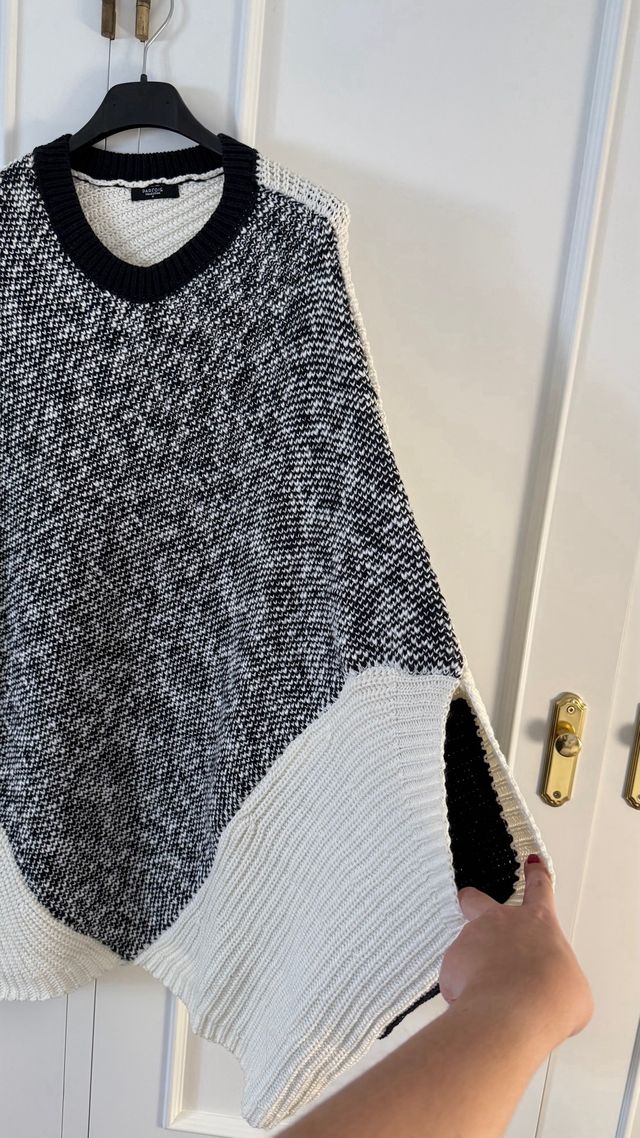 Jersey Parfois Talla Única azul marino y Blanco