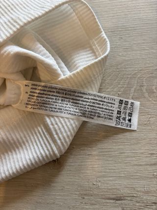 Vestito Bershka bianco taglia S nuovo