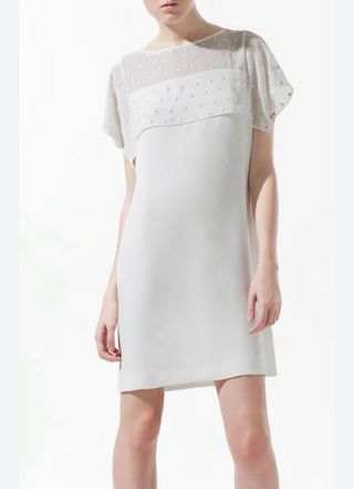 Vestido Zara blanco