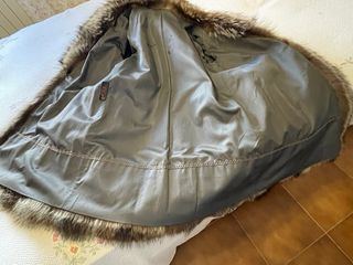 Cappotto in pelliccia marrone