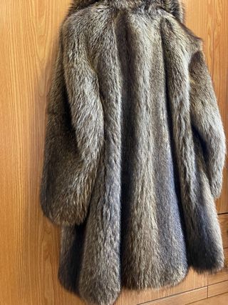 Cappotto in pelliccia marrone