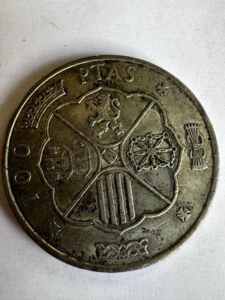 Moneda Plata Francisco Franco 1966