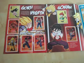 Colección Cromos Dragon Ball Z Warriors completa