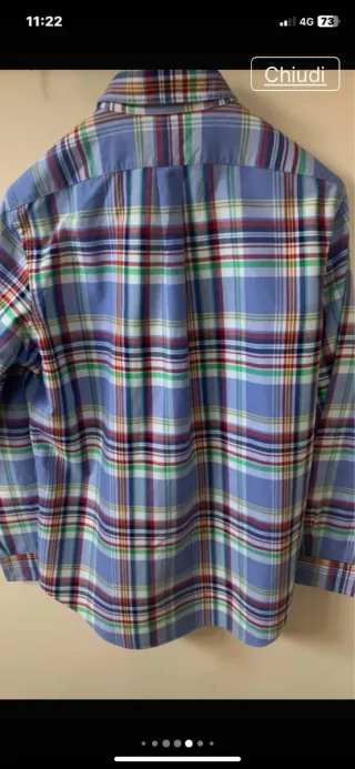 Camicia Ralph Lauren a quadri tg L