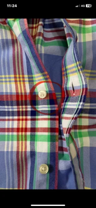 Camicia Ralph Lauren a quadri tg L