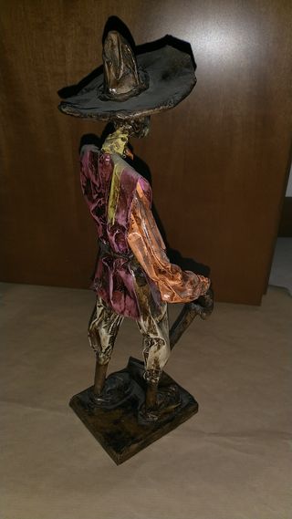 Statuetta in cartapesta cm 32 fatta a mano