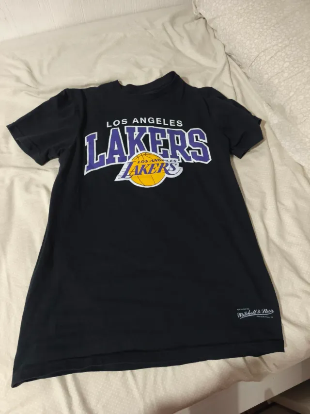 Camiseta Lakers Mitchell & Ness Negra