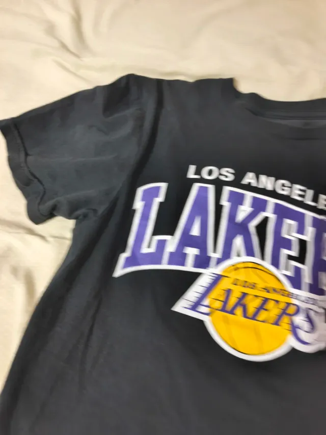 Camiseta Lakers Mitchell & Ness Negra