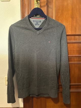Jersey Tommy Hilfiger Gris V-Neck