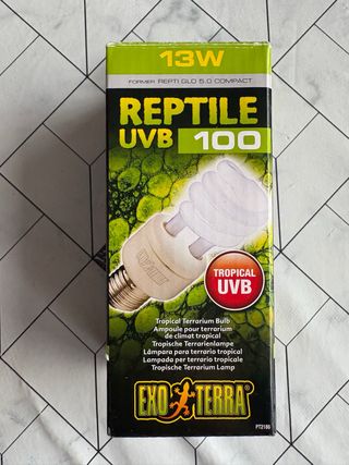 Lámpara y Bombilla Reptile UVB 100 Compact 13W