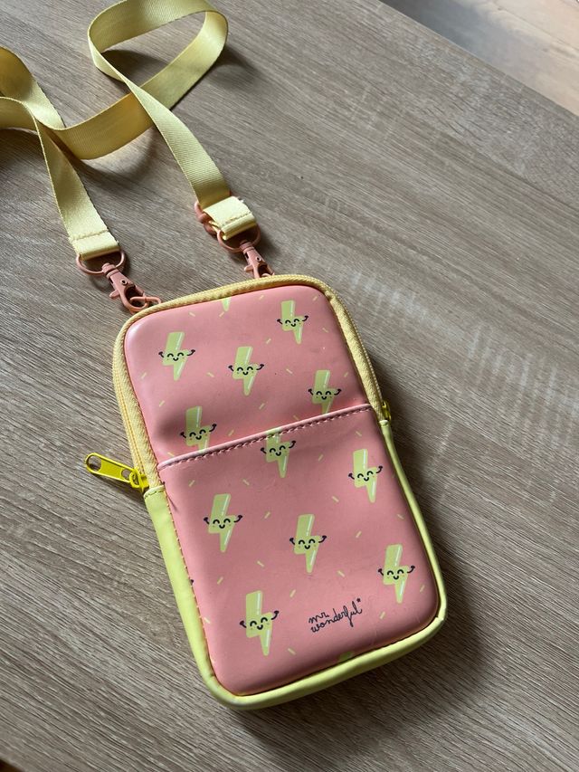 Bolso Mr. Wonderful Rayo Rosa y Amarillo