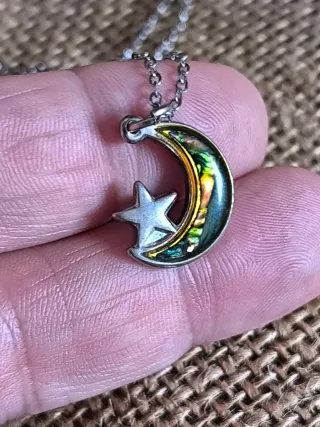 Collar Luna y Estrella Glacier Pearle