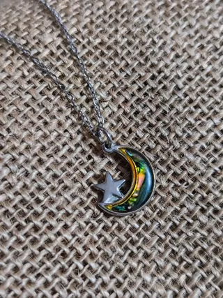 Collar Luna y Estrella Glacier Pearle