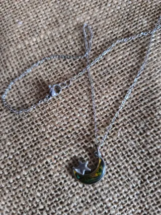 Collar Luna y Estrella Glacier Pearle