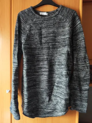 Jersey hombre gris y negro