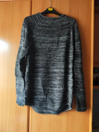 Jersey hombre gris y negro