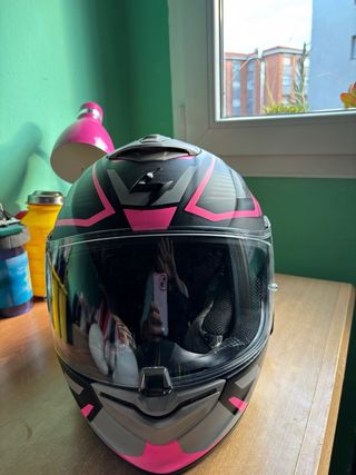 Casco Scorpion EXO-1400 Air Negro/Rosa