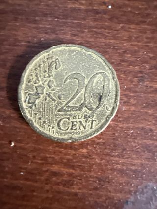 20 céntimos España Cervantes 2001