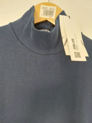 Vestido azul de algodón sin estrenar