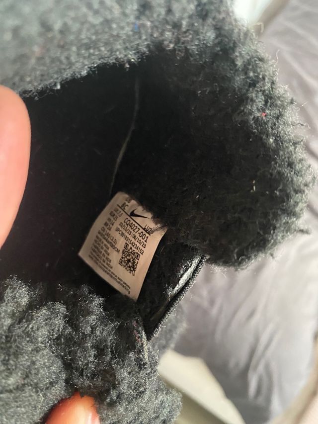 Botín Nike niño/niña negro