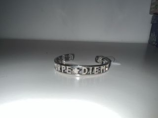 Bracciale Carpe Diem Argentato con zirconi