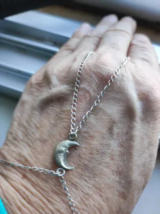 Pulsera plata ley luna niña