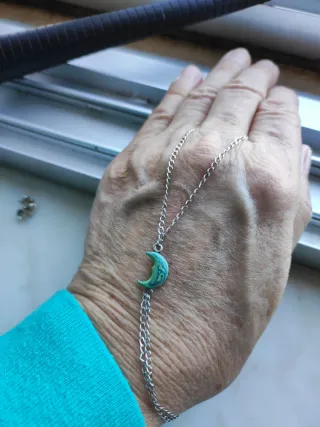 Pulsera plata ley luna niña