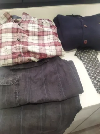 Lote Ropa Chico Azul y Rojo