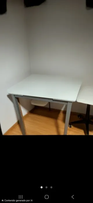 Mesa extensible cristal