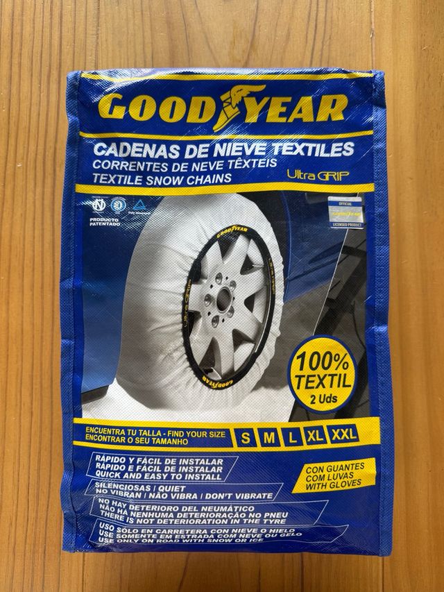 cadenas de nieve textiles