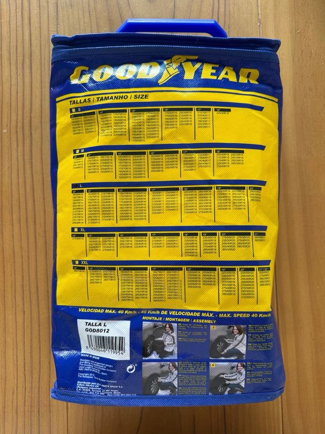 cadenas de nieve textiles