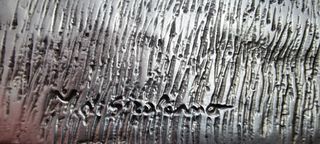 Portagioie in radica con bassorilievo