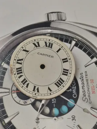 Esfera de reloj Cartier Paris