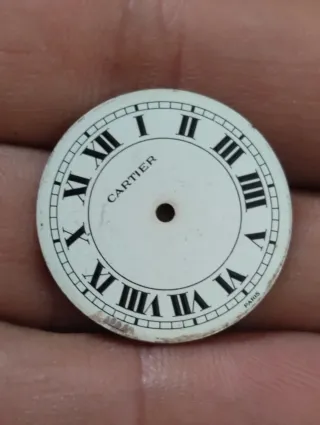 Esfera de reloj Cartier Paris
