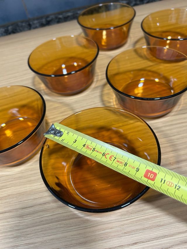 Juego 6 Cuencos Duralex Ámbar