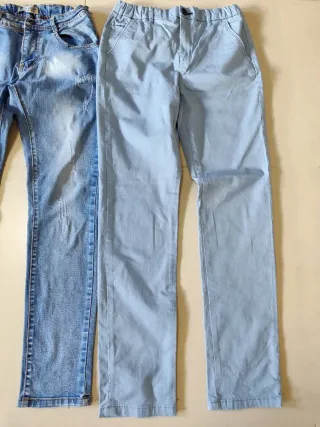 3 Calças de Ganga Rapaz (11-12 anos)