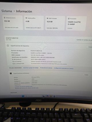 PC Gaming 5060TI Y 14400F