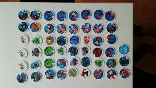 52 Tazos Flizz Colección Marvel