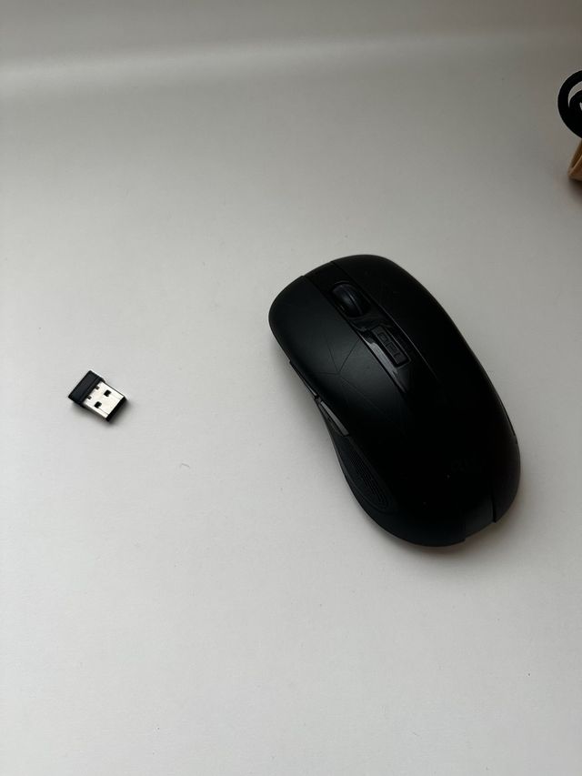 Ratón Bluetooth Negro con luces LED