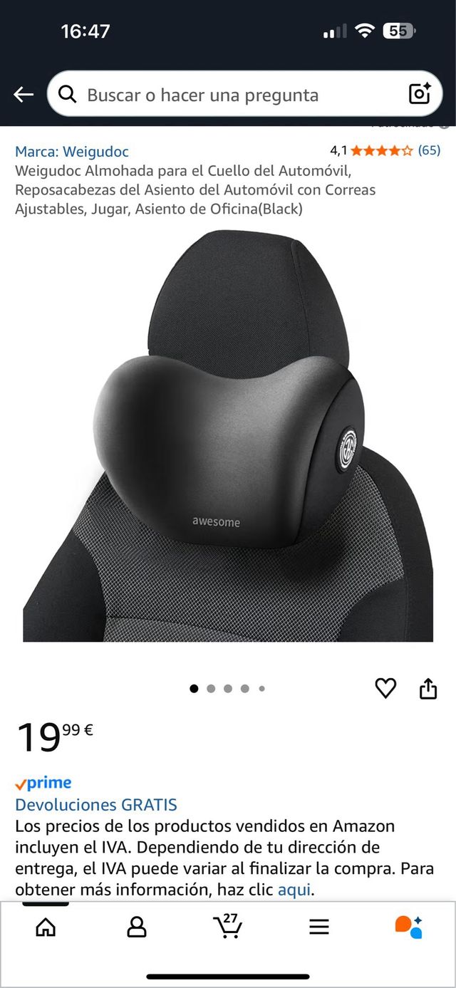 Reposacabezas adaptable XGFANG