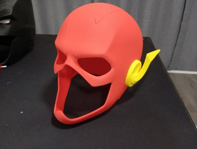 Casco Flash Texturizado 3D, escala 1/1