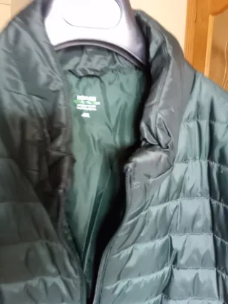 Cazadora acolchada verde 4XL